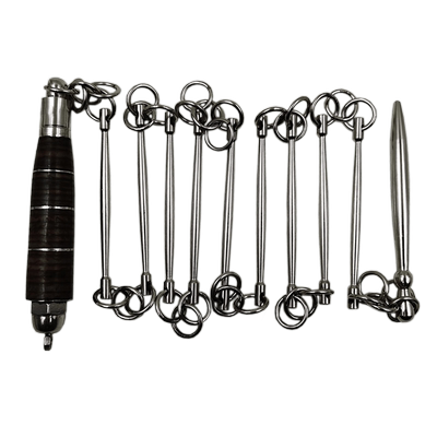 聚武园九节鞭不锈钢圆形表演鞭