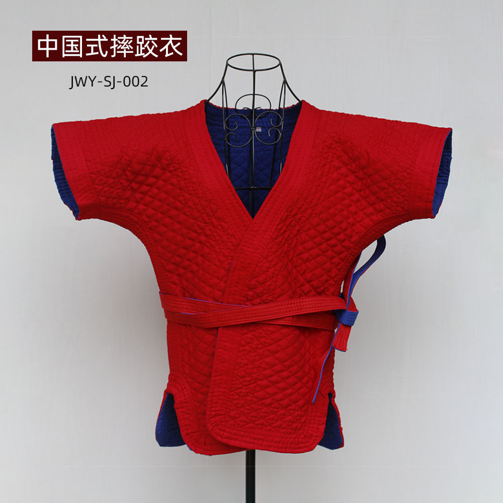摔跤服中国式摔跤衣训练服加厚褡裢抢枢服装传统跤比赛送便携包