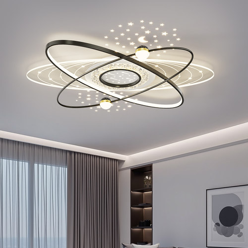 客厅灯2025新款现代简约大气家用北欧风轻奢高级感客厅主灯吸顶灯