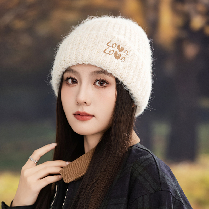 2025新款字母百搭毛线针织帽