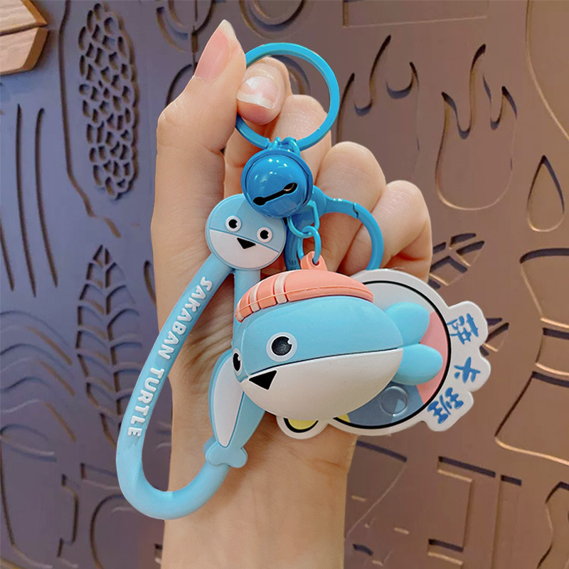 创意卡通佛系萨卡班公仔钥匙扣情侣包包挂件汽车钥匙链小礼品