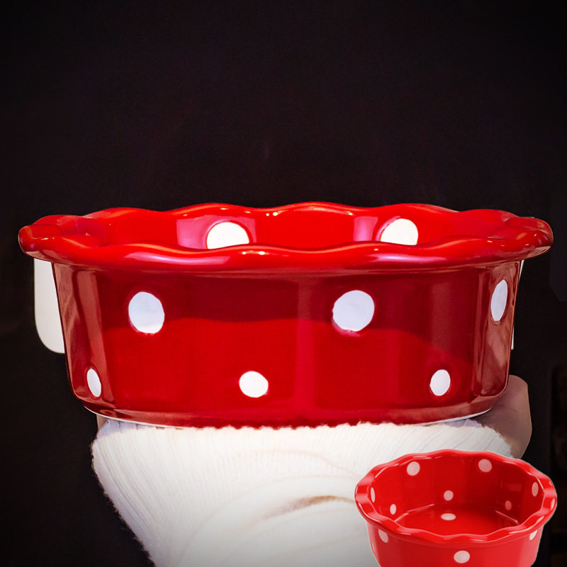 碗可爱少女心烤箱专用甜品网红燕窝盅甜品高颜值小碗芝士焗饭烘焙