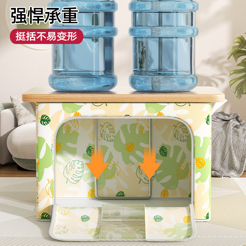 大容量双开窗牛津布收纳箱手提整理箱家用衣柜整理衣物棉被储物箱