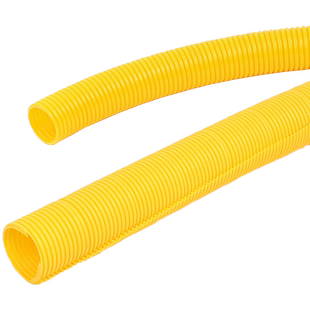 YQHF/宇启恒飞光纤槽道 尾纤槽 软管 黄色波纹管 穿线管 出纤口专用光纤保护波纹管 出纤管 开口/封闭