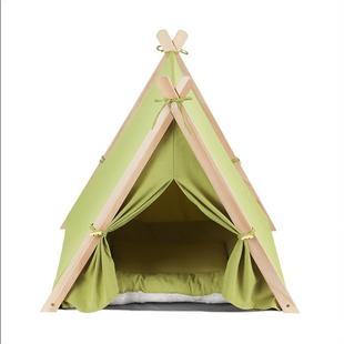 通用可拆洗猫屋狗床猫帐篷 宠物帐篷狗窝猫窝宠物猫咪窝垫子四季