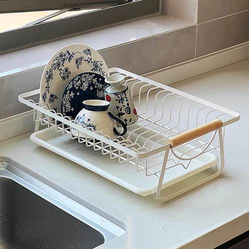 日式碗碟架沥水架收纳层架厨房水槽置物架餐具收纳盒碗盘置物架家