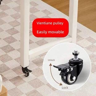 移动电脑桌桌定制高度75cm带轮子移动桌工作台