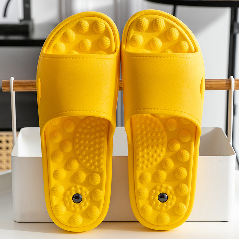 脚底按摩拖鞋女夏季室内家用浴室防滑情侣磁石足底穴位凉拖鞋男士