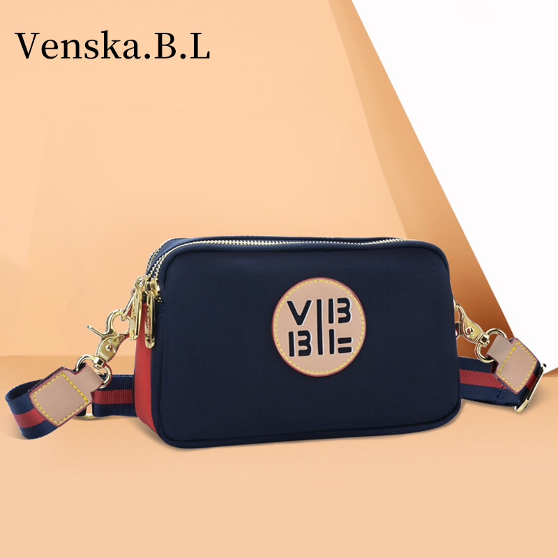 温斯凯帆布小包包2022新款尼龙斜挎包牛津布女包百搭单肩时尚休闲