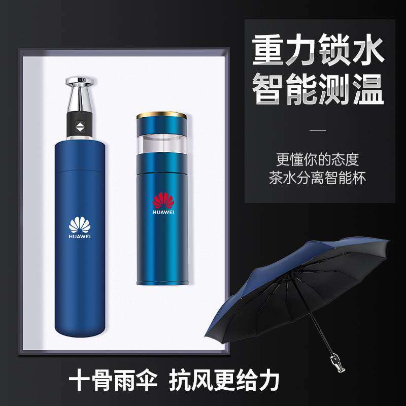 商务礼品套装316不锈钢保温杯十骨雨伞企业活动礼品伴手礼定制