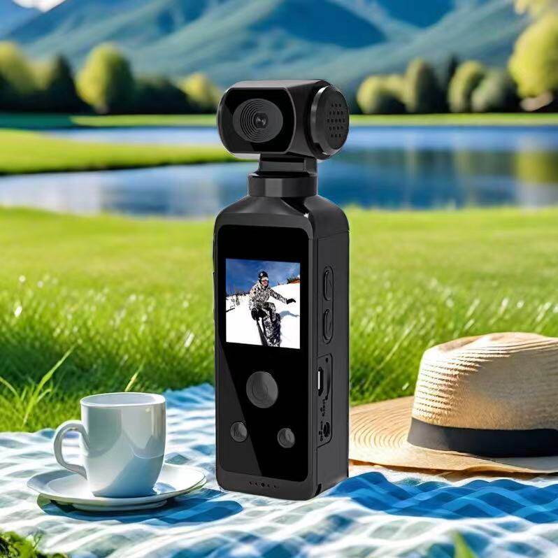 新款创意4k运动口袋相机 270度旋转手持照相机户外运动摄像机