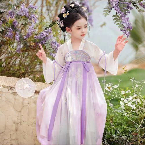 2026新款汉服女童古风裙子春夏装