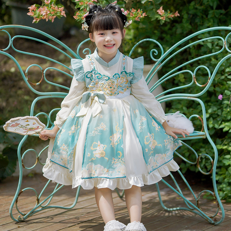 女童洛丽塔中国风lolita连衣裙