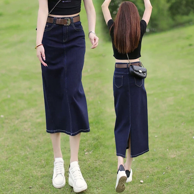 半身牛仔裙女夏季薄款2025新款