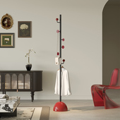 轻奢蘑菇底座衣帽架落地客厅卧室家用简约现代网红压克力挂衣架子