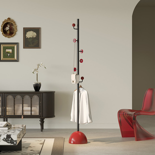 轻奢蘑菇底座衣帽架落地客厅卧室家用简约现代网红压克力挂衣架子