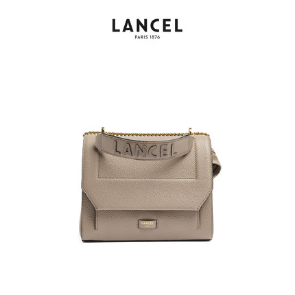 【新品】LANCEL/兰姿 Ninon系列经典链条包中号单肩斜挎包翻盖包