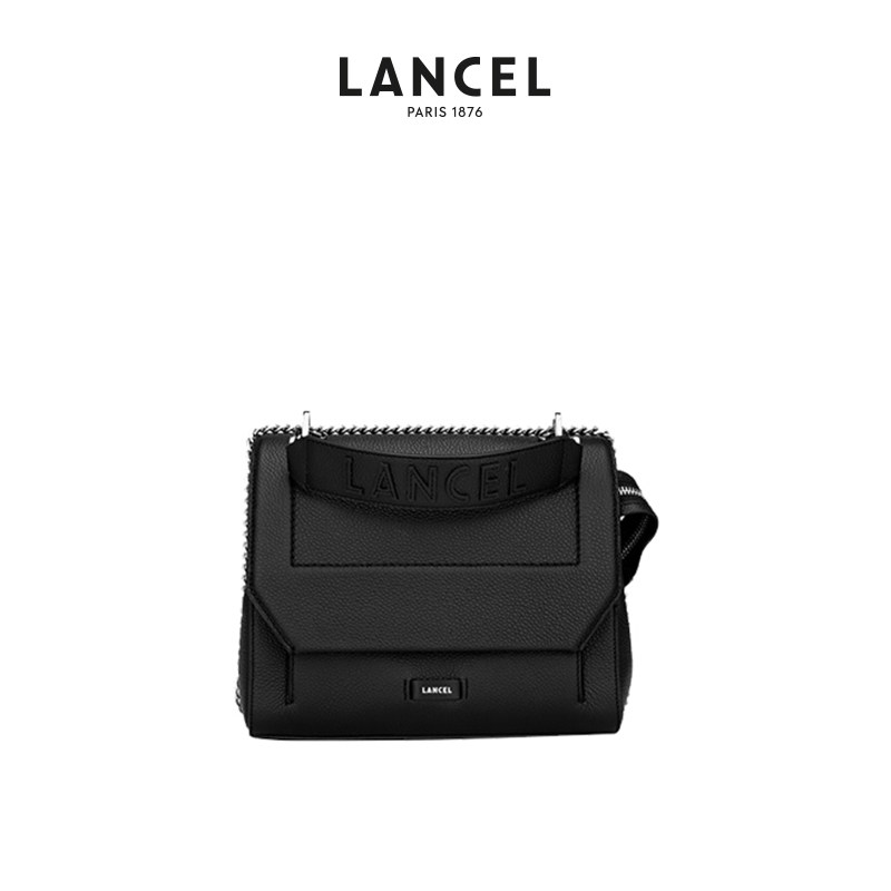 【3.8奢礼】LANCEL/兰姿 Ninon中号链条包 粒面牛皮小方包轻奢女