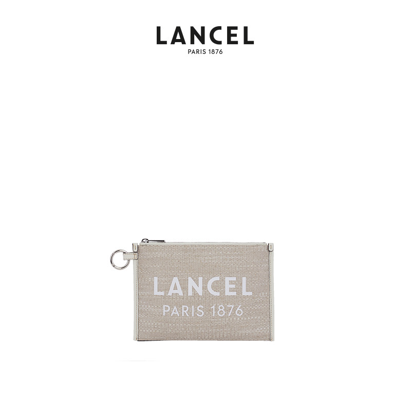 LANCEL/兰姿 SUMMER TOTE迷你手拿包 法国轻奢女包牛皮