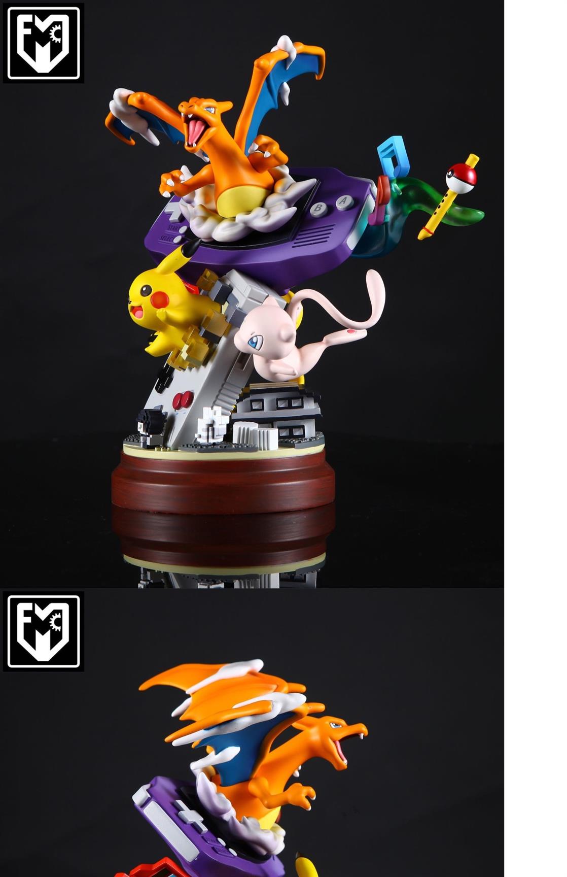 Mfc Pikachu rồng phun lửa gb [năm mươi lăm] hệ thống bộ nhớ Pokemon gka - Capsule Đồ chơi / Búp bê / BJD / Đồ chơi binh sĩ mô hình gundam build divers