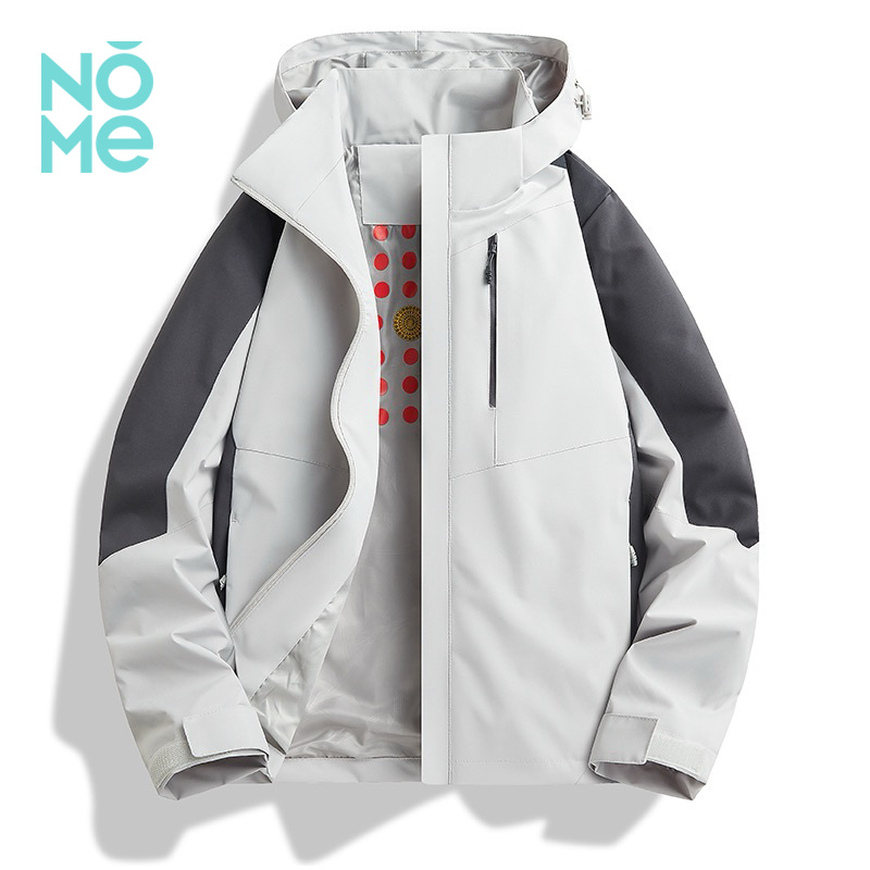 NOME（服饰）2025秋磁石户外宽松可脱卸帽单层冲锋衣（男女同款）