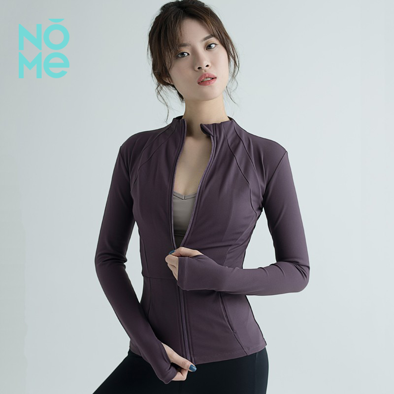 NOME（服饰）女新款秋冬加绒健身运动外套瑜伽长袖训练健身骑行服