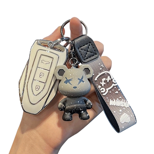 适用于2021款猎豹cs10钥匙套18款猎豹迈途cs9汽车mattu包扣壳