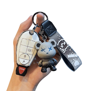 老款吉普大切诺基钥匙套JEEP大指挥官汽车智能钥匙保护壳扣