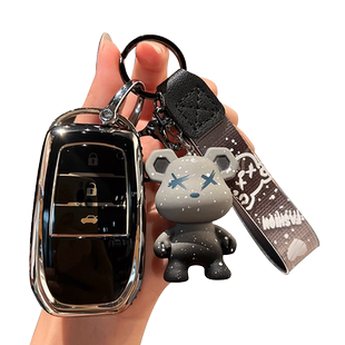 适用丰田钥匙套凯美瑞卡罗拉雷凌汉兰达亚洲龙荣放chr威兰达扣包