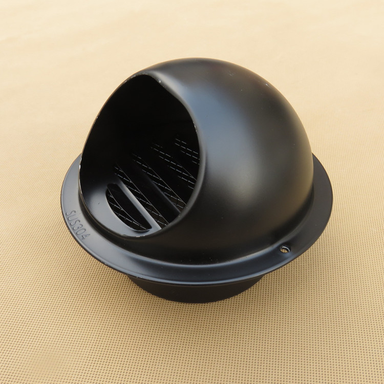 烤漆加厚304不锈钢风帽油烟机排气管通风口室外防雨罩防虫透气帽