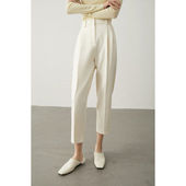 哼哈冰冰 长裤 时尚 裤 WTZ23523 百搭气质女士通勤风西装 100%羊毛