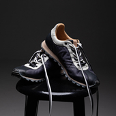 周莹男女同款 脏脏阿甘鞋 国潮泥染复古做旧手工运动休闲鞋 情侣款