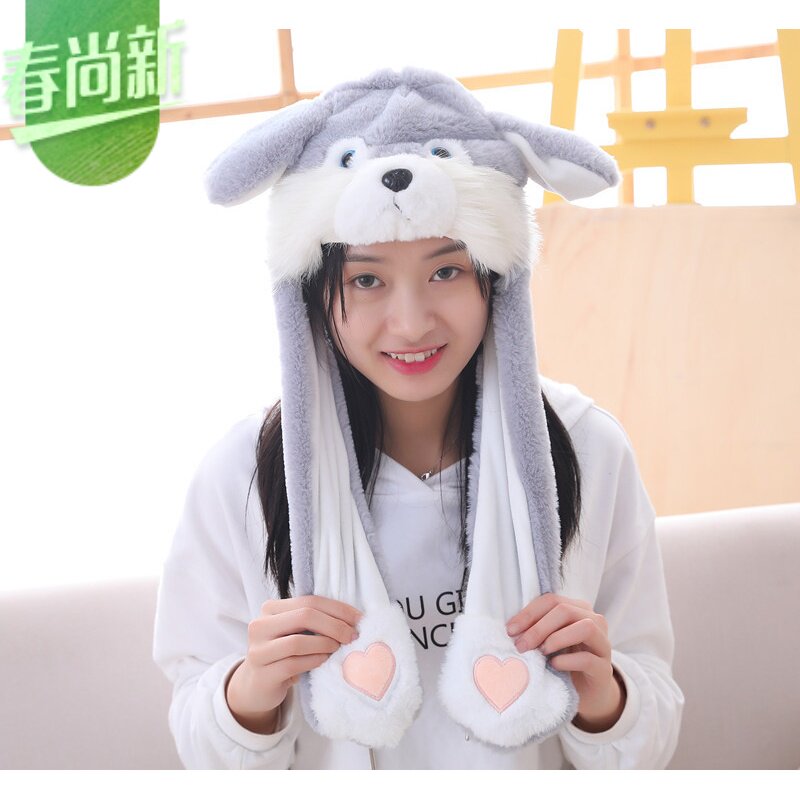 新抖音同款毛绒玩具会动的兔耳朵发光帽兔熊猫帽子独角兽发光气囊|ruв категории Цифровые аксессуары, аксессуары для мобильных телефонов, аксессуары для мобильных телефонов, мобильный телефон/телефон цепь - от Buy2taobao.com для оказания профессиональной услуги покупки агента Taobao