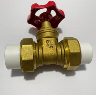 埃美柯7650PPR双头活接闸阀DN20/25/32