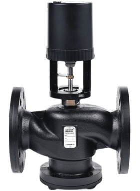 现安铸铁 法兰连接电动调节阀AC24V VB8200-DN40-DN300带手动XAD