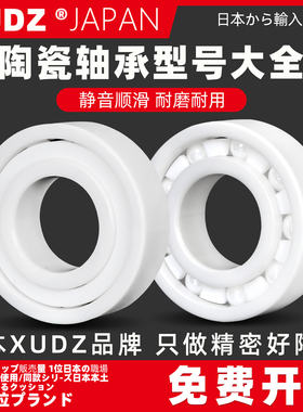 氧化锆全陶瓷轴承MR115高温MR188CE高速MR63 MR104 MR105 MR106CE