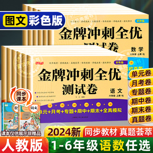 期末冲刺100分一年级二年级三四五六年级上册语文数学英语试卷测试卷全套人教版单元月考专题期中期末名校真题金牌冲刺全优测试卷