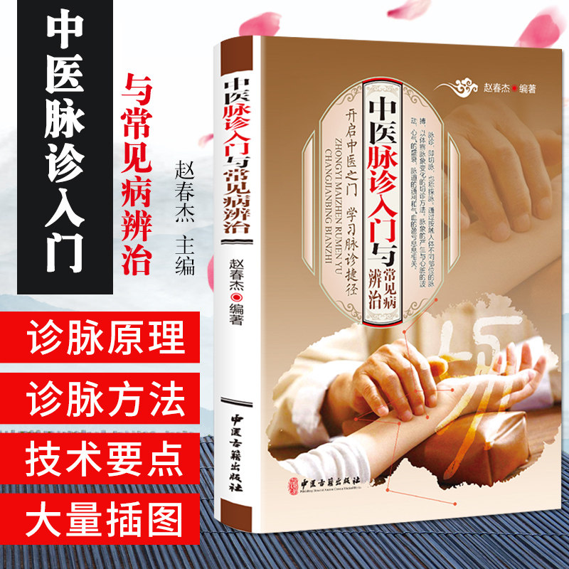 中医脉诊入门与常见病辨治 中医诊脉书 把脉自学 中医把脉养生保健 书籍