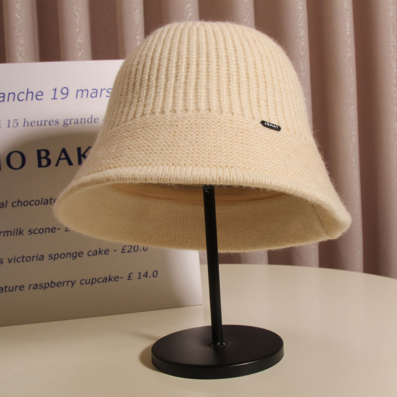 水桶帽女秋冬加厚保暖护耳渔夫帽