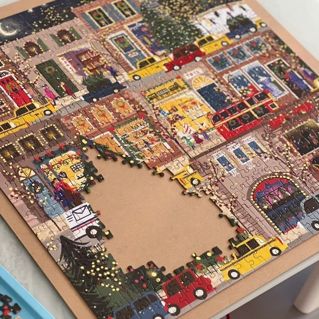 高质量治愈系拼图120片烫