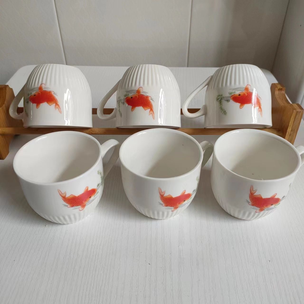 茶杯套装6只6个功夫茶具1