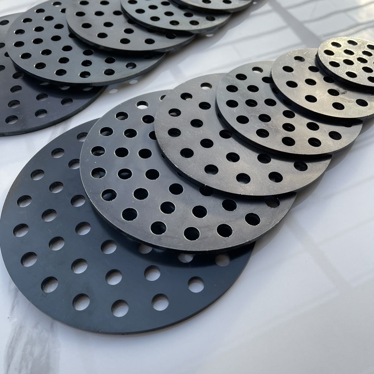 柴火炉配件大全【耐高温】钢板炉箅子特厚农村灶台圆眼圆形底托多