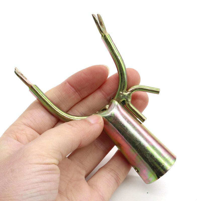 凉衣架配件大全【撑衣杆头叉头】金属衣叉头撑衣杆晾衣杆挑衣杆接