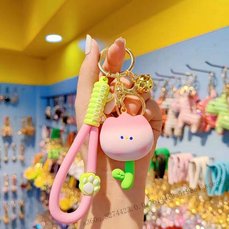 钥匙链女款精致新款树脂