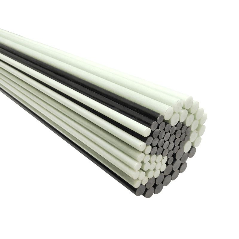 绝缘棒家用全新料白色玻璃刚棒实心纤维塑料圆棒玻纤支撑杆玻璃弹