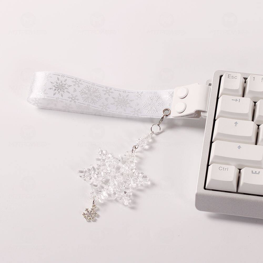 键盘飘带雪花流苏个性装