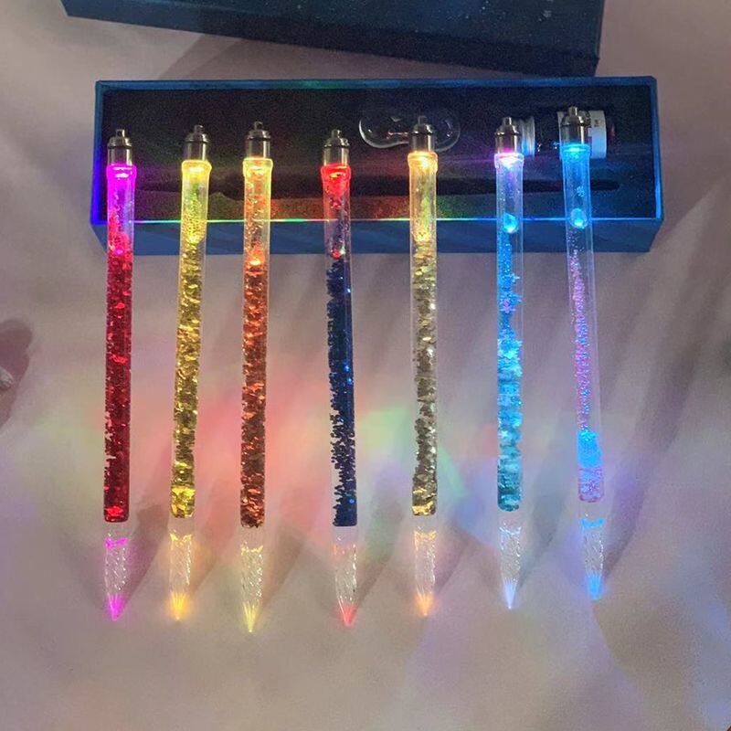 水晶玻璃笔玻璃蘸水笔流沙笔套装金粉彩墨沾水笔套装抖音同款送朋