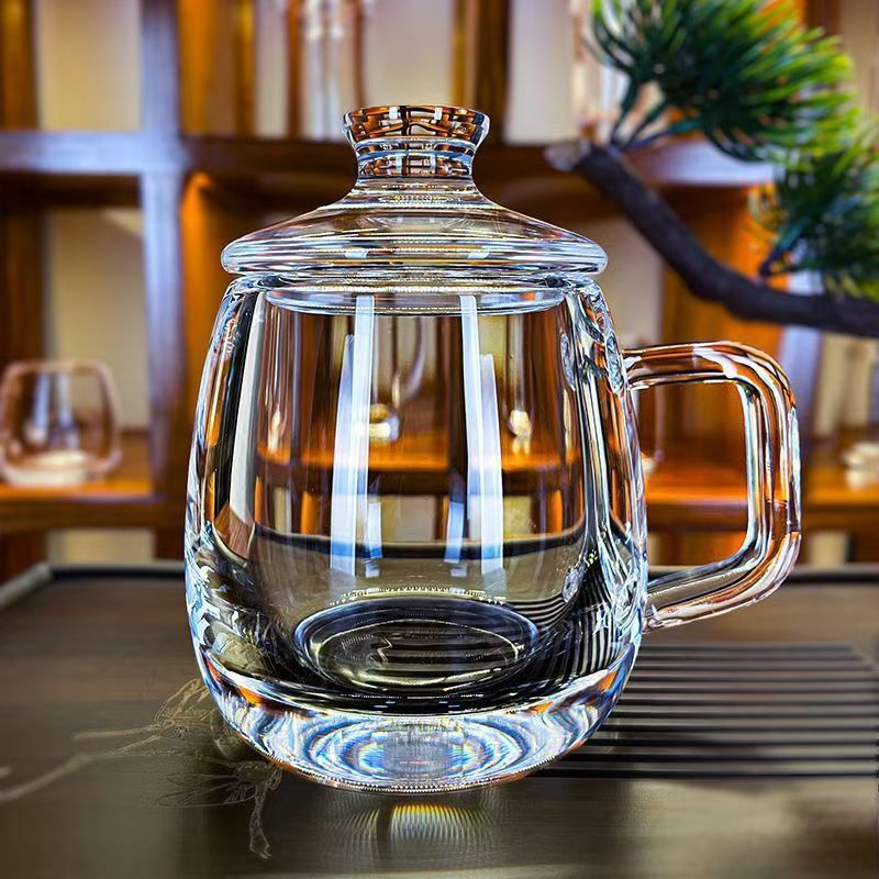 天然水晶杯原矿水晶石头杯水晶杯玉石茶杯高档水杯轻奢礼品原石手