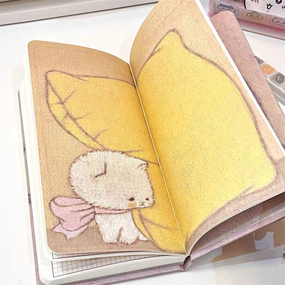 情绪管理日记本小红书同款酣睡小象日程本可爱治愈风彩色内页日常