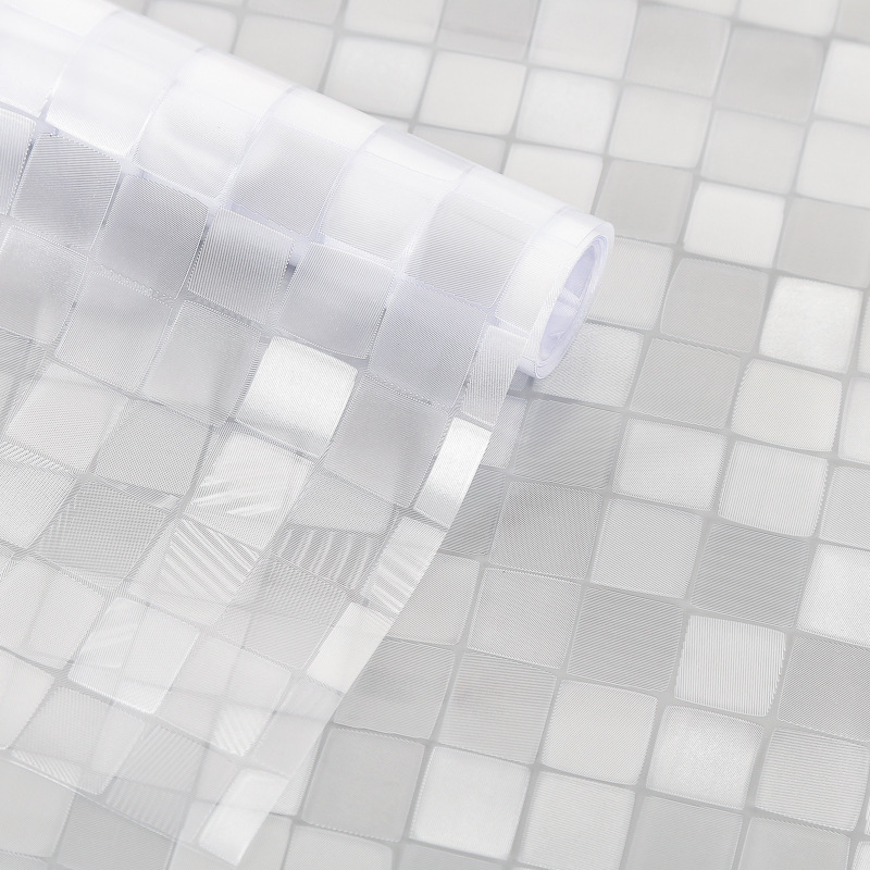 高级感静电磨砂贴膜厨房卫生间窗户防窥膜遮阳防晒隔热玻璃贴纸